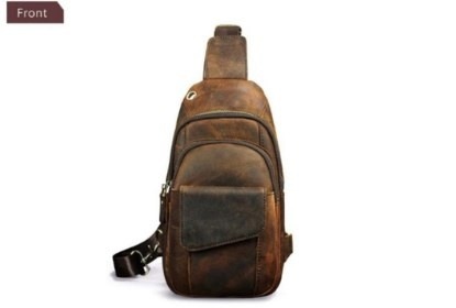 Выкройка кожаная сумка sling (однолямочный рюкзак)